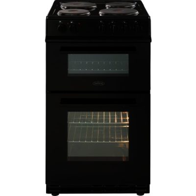 Belling FS50EFDO 50cm Double Oven Electric Cooker in Black Belling FS50EFDO 50cm Double Oven Electric Cooker in Black